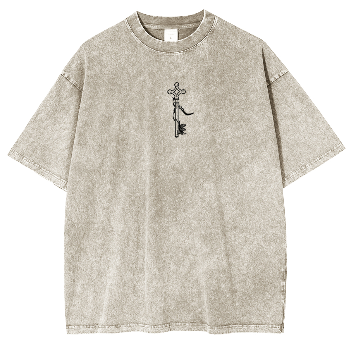 Attack on Titan Eren Yeager Vintage Washed Oversize T-Shirt