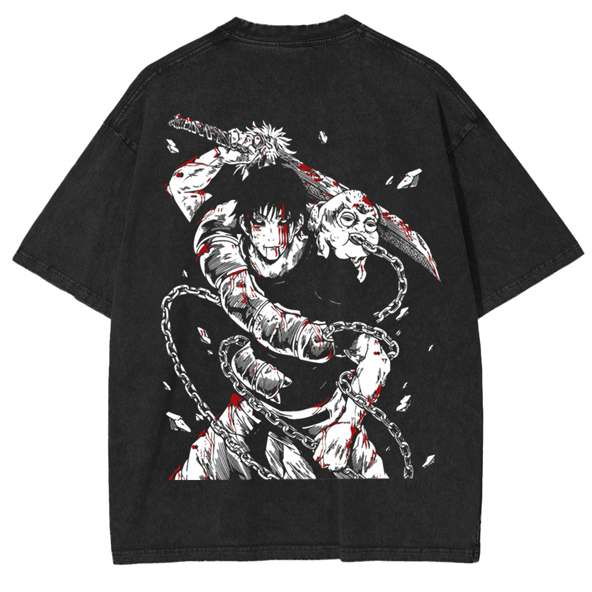 Vintage Dark Samurai Graphic T-shirt