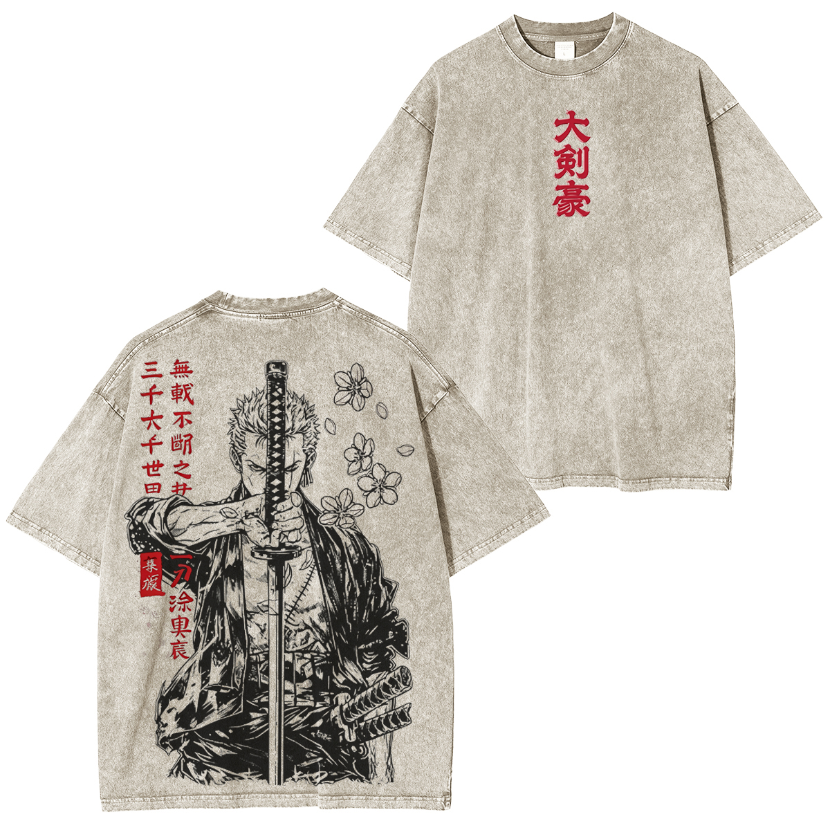 One Piece Roronoa Zoro Vintage Tee