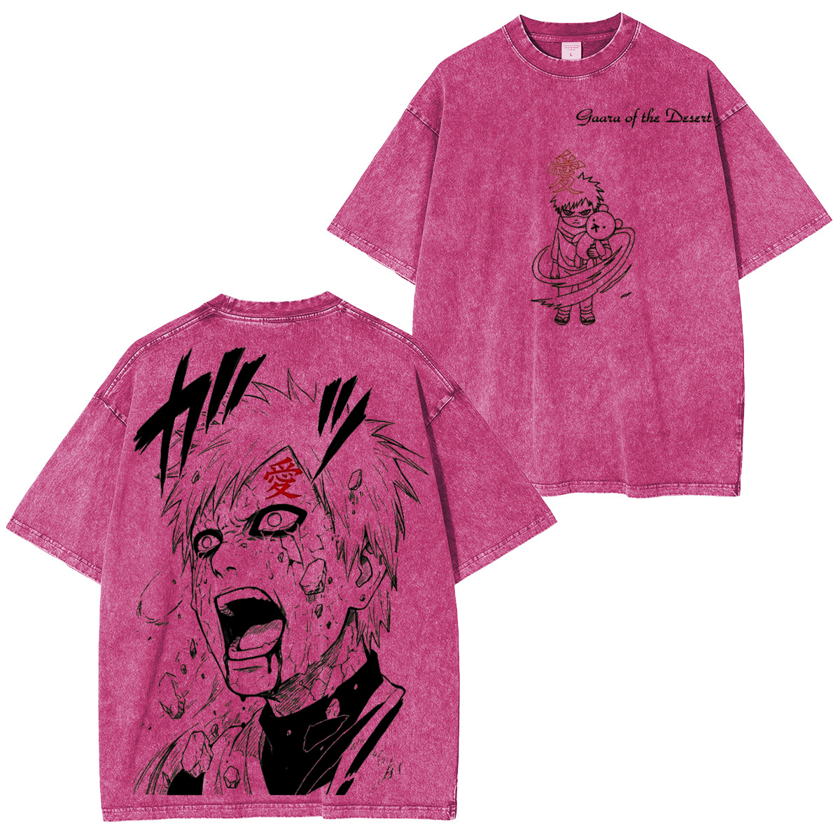 Gaara Naruto Washed T-shirt/Crewneck/Hoodie