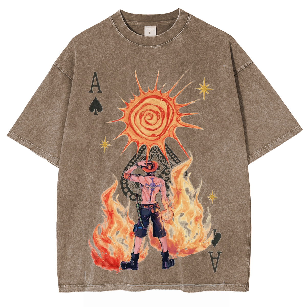 Ace Funny One Piece Vintage Washed T-shirt/Crewneck/Hoodie