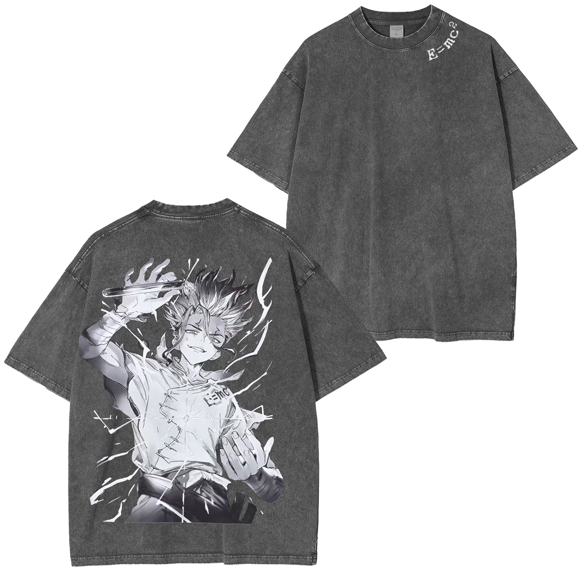 Senku Lshigami Vintage Washed Anime Tee