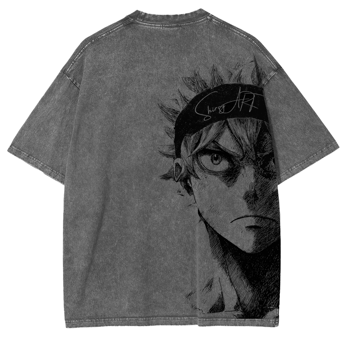 [Copy]Tsunade Senju - Naruto Anime Double Printed Vintage Washed Tee Unisex
