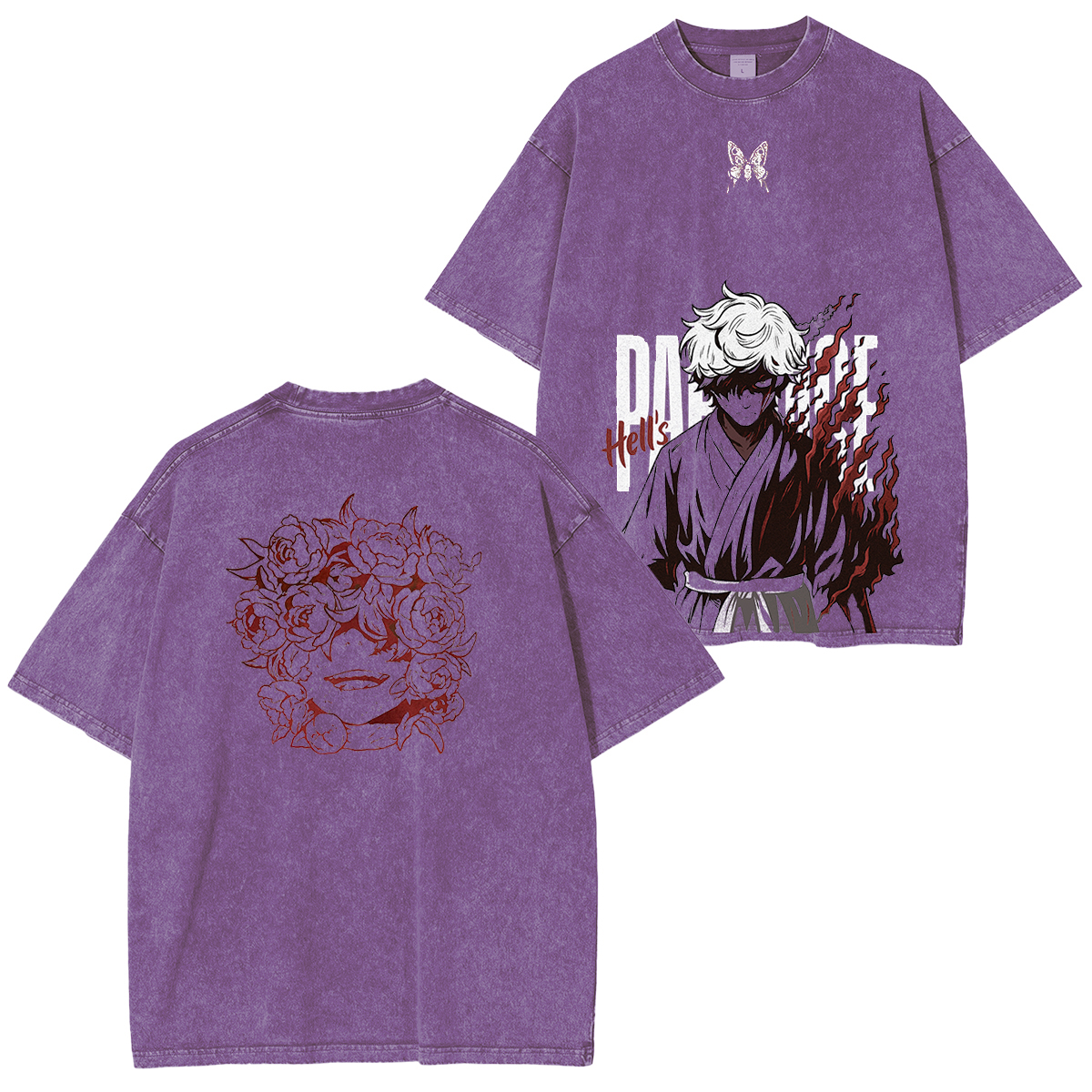 Zenitsa,Demon Slayer Unisex Washed T-Shirt