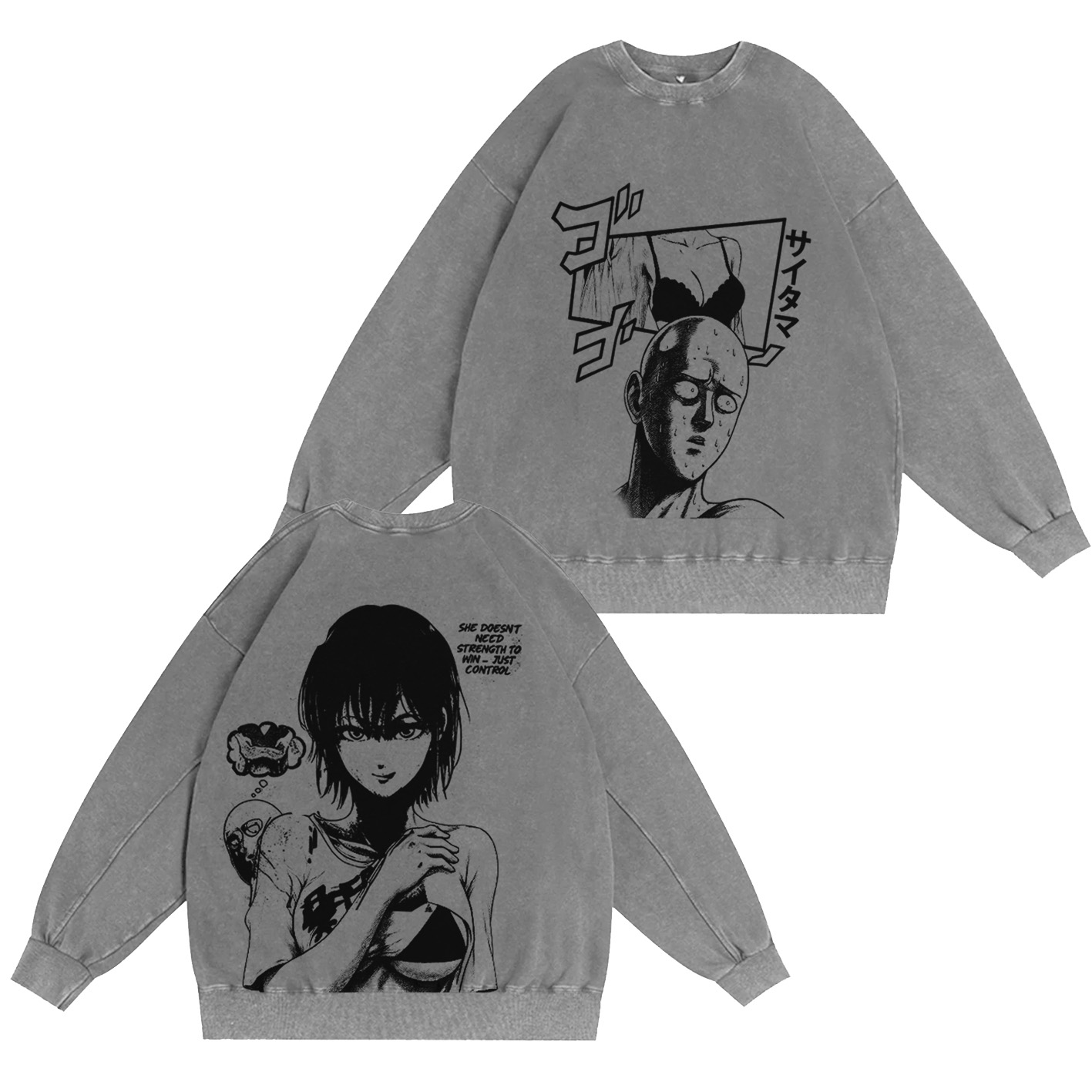saitamafubuki onepunchmanseason3 Vintage Washed T-shirt/Crewneck/Hoodie