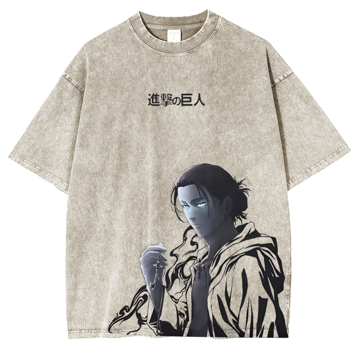 Eren Yeager Attack on Titan Manga Portrait T-Shirt