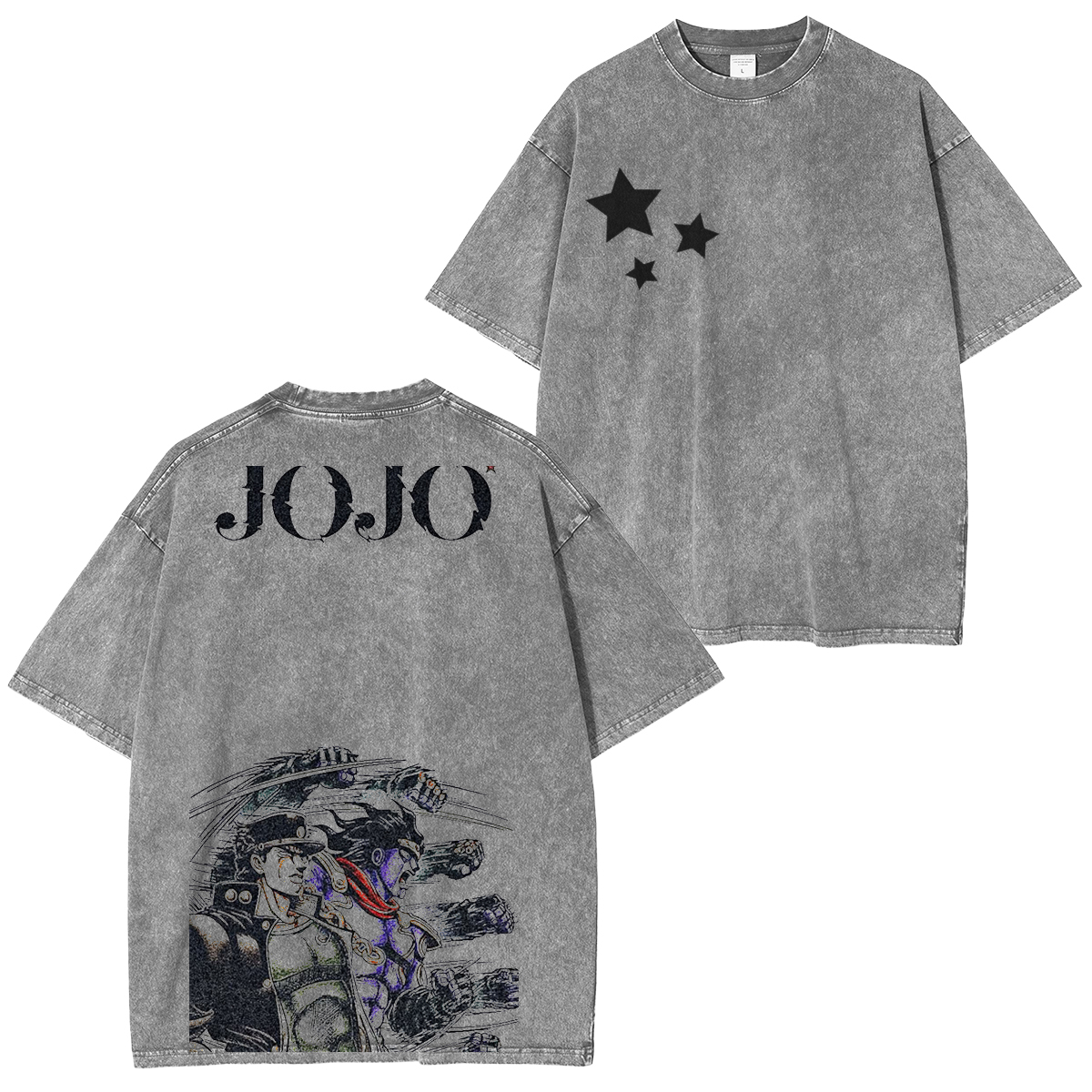 JoJo's Bizarre Adventure Vintage Washed T-shirt/Crewneck/Hoodie