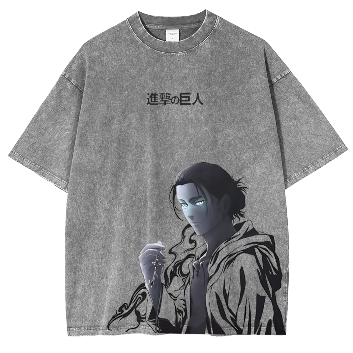 Eren Yeager Attack on Titan Manga Portrait T-Shirt