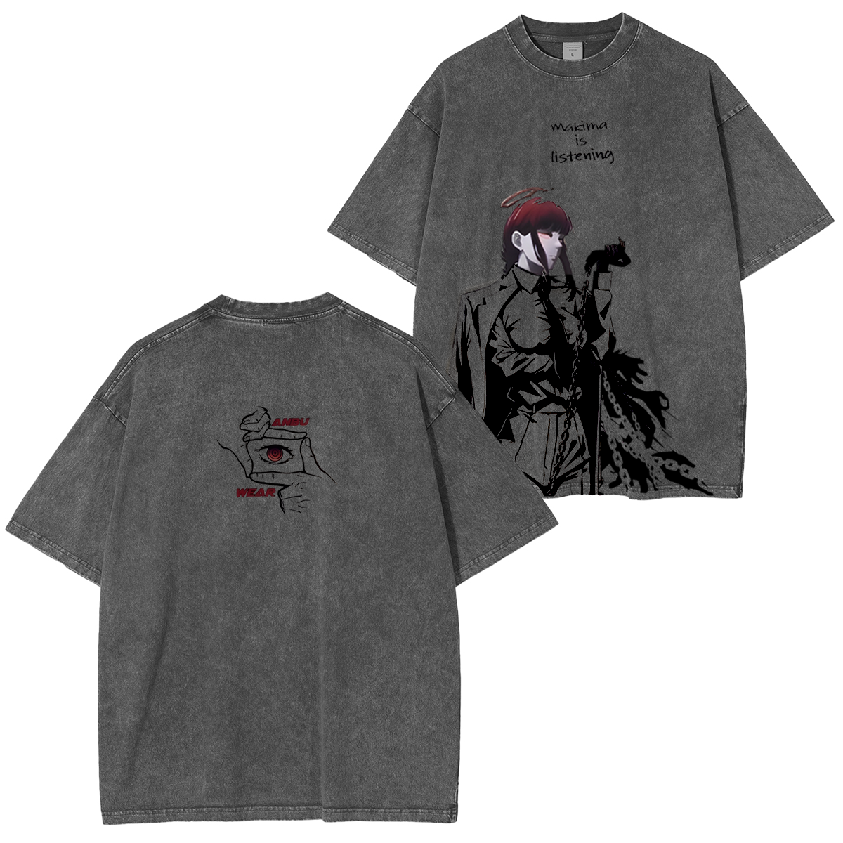 Chainsaw Man on Makima Portrait T-Shirt