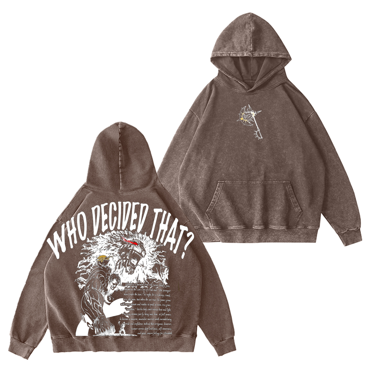 My Hero Academia Vintage washed T-shirt/Crewneck/Hoodie