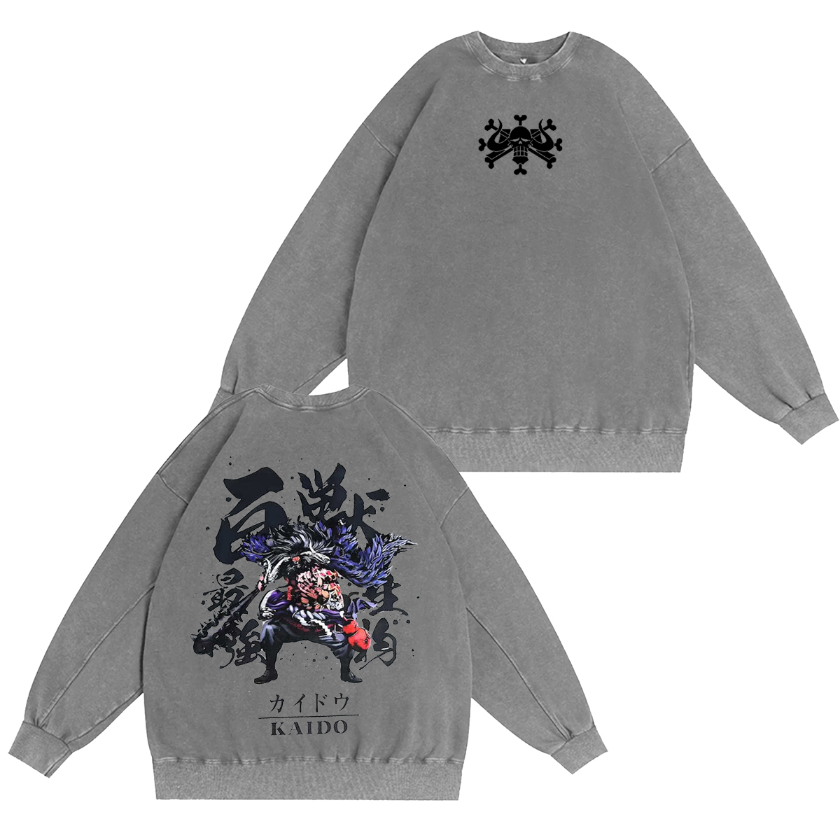 Kaido - One Piece Vintage washed T-shirt/Crewneck/Hoodie
