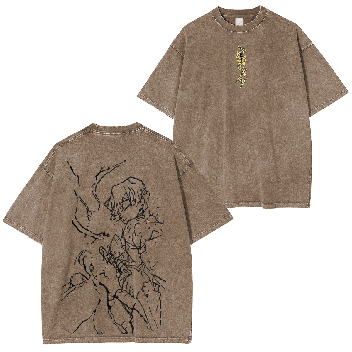 Akaza,Demon Slayer Vintage Tee