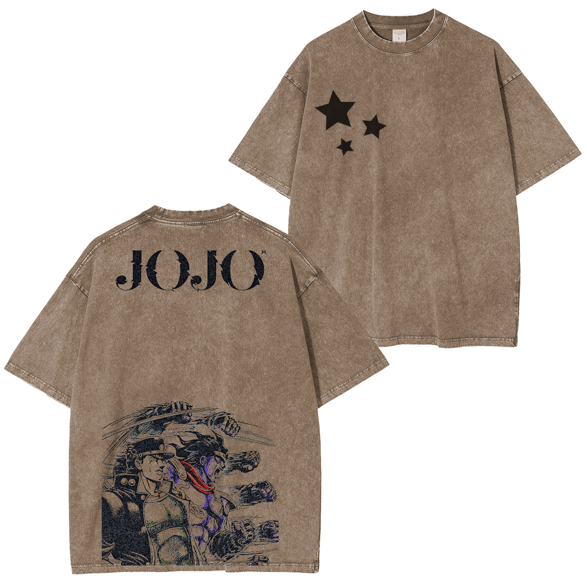 JoJo's Bizarre Adventure Vintage Washed T-shirt/Crewneck/Hoodie