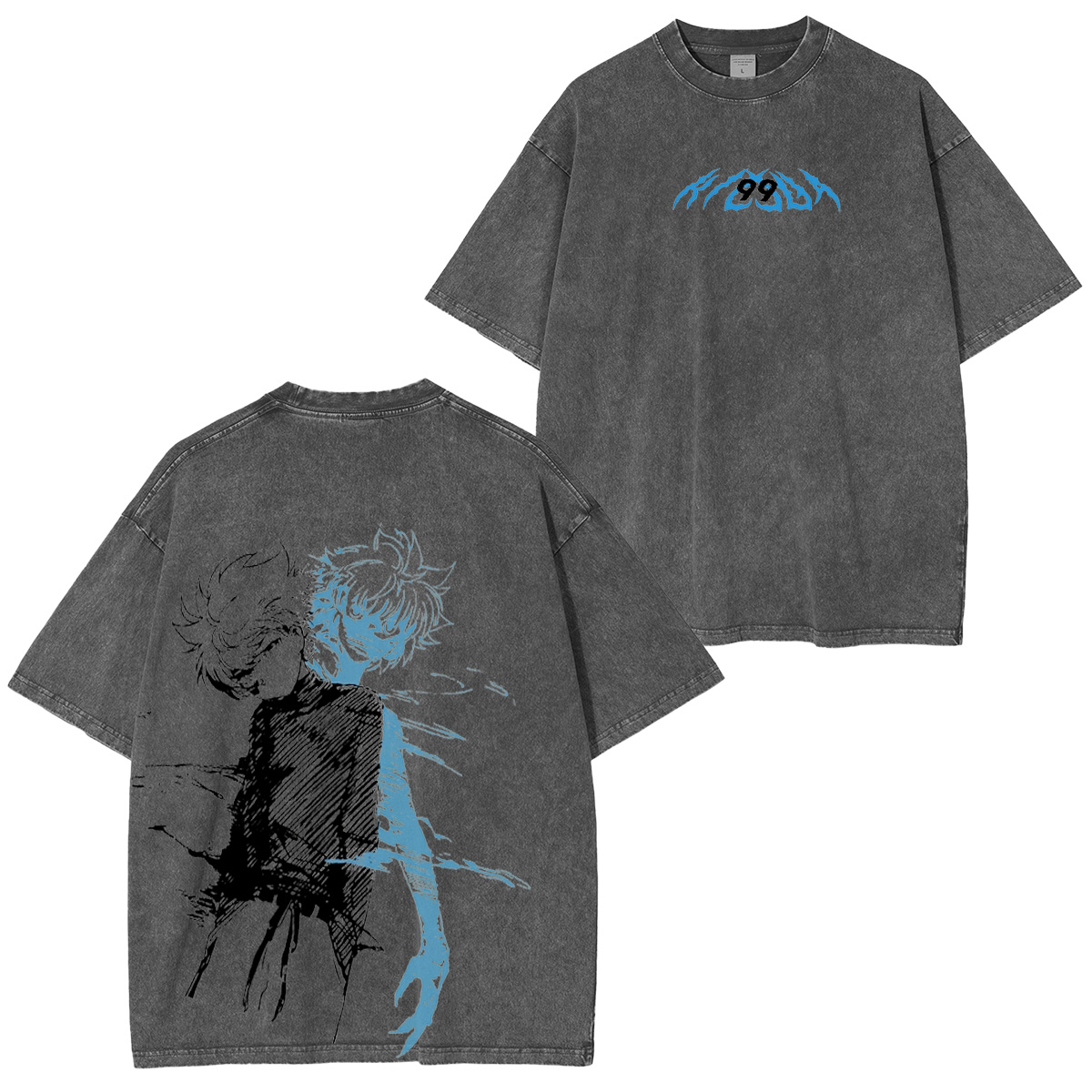 Hunter × Hunter:Killua Zoldyck. Vintage washed T-shirt/Crewneck/Hoodie