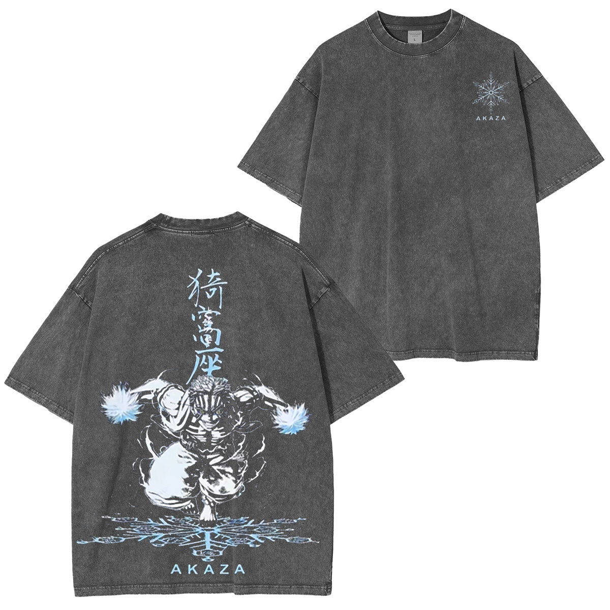 Akaza Demon Slayer Washed T-shirt/Crewneck/Hoodie
