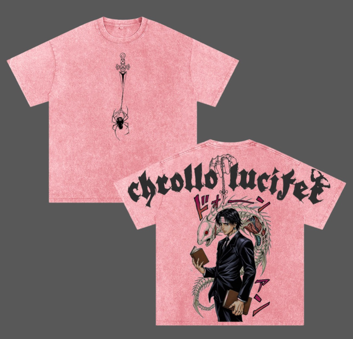 Hunter X Hunter Chrollo Lucilfer Vintage washed T-shirt/Crewneck/Hoodie