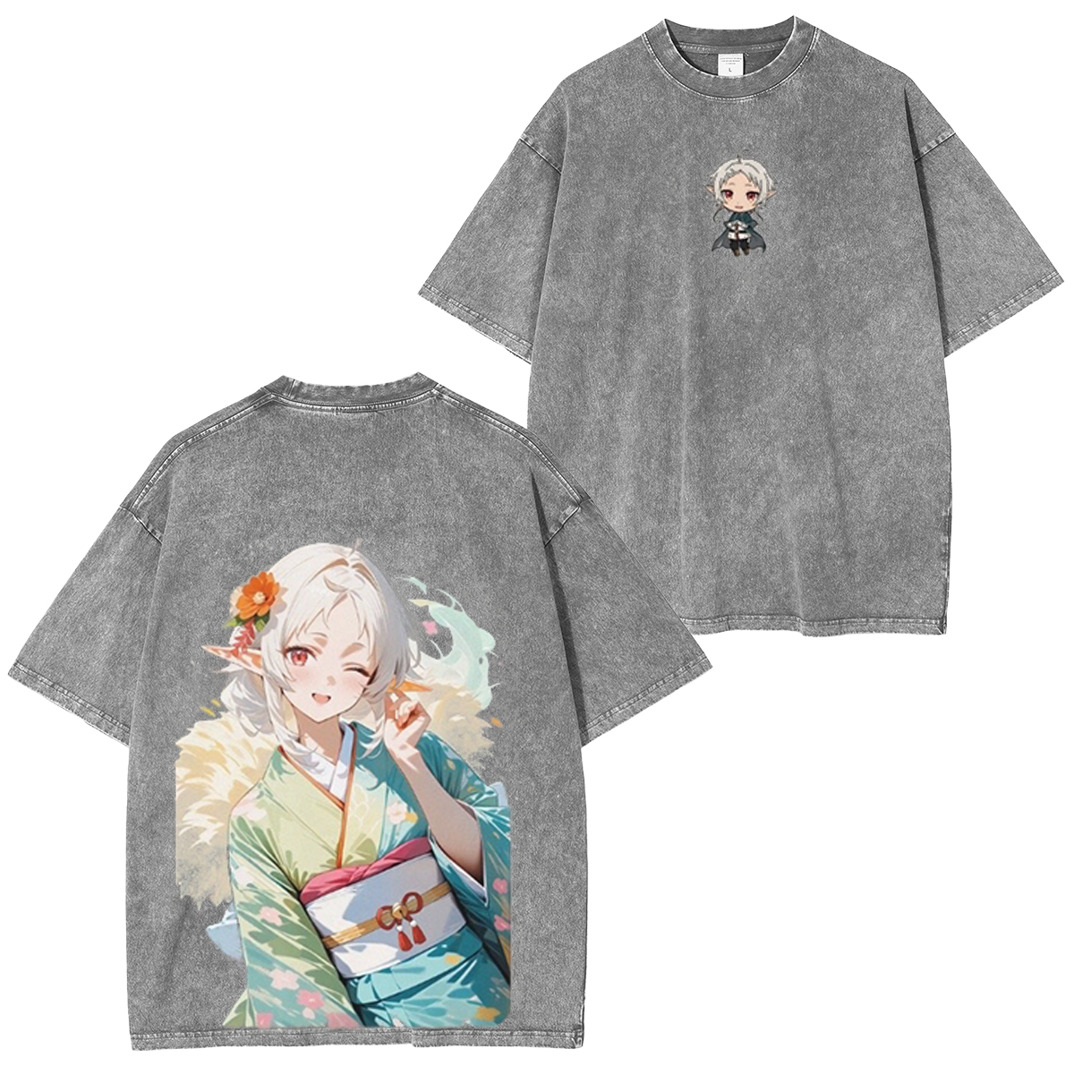 Mushoku Tensei: Jobless Reincarnation Anime Vintage Washed T-shirt/Crewneck/Hoodie