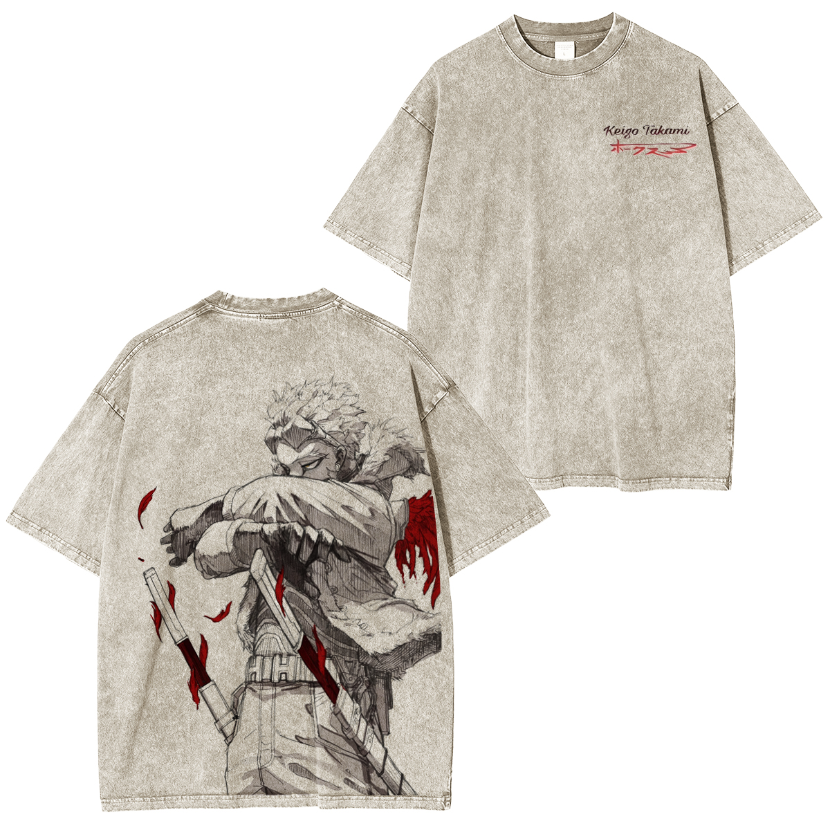 My Hero Academia Vintage Washed T-shirt/Crewneck/Hoodie