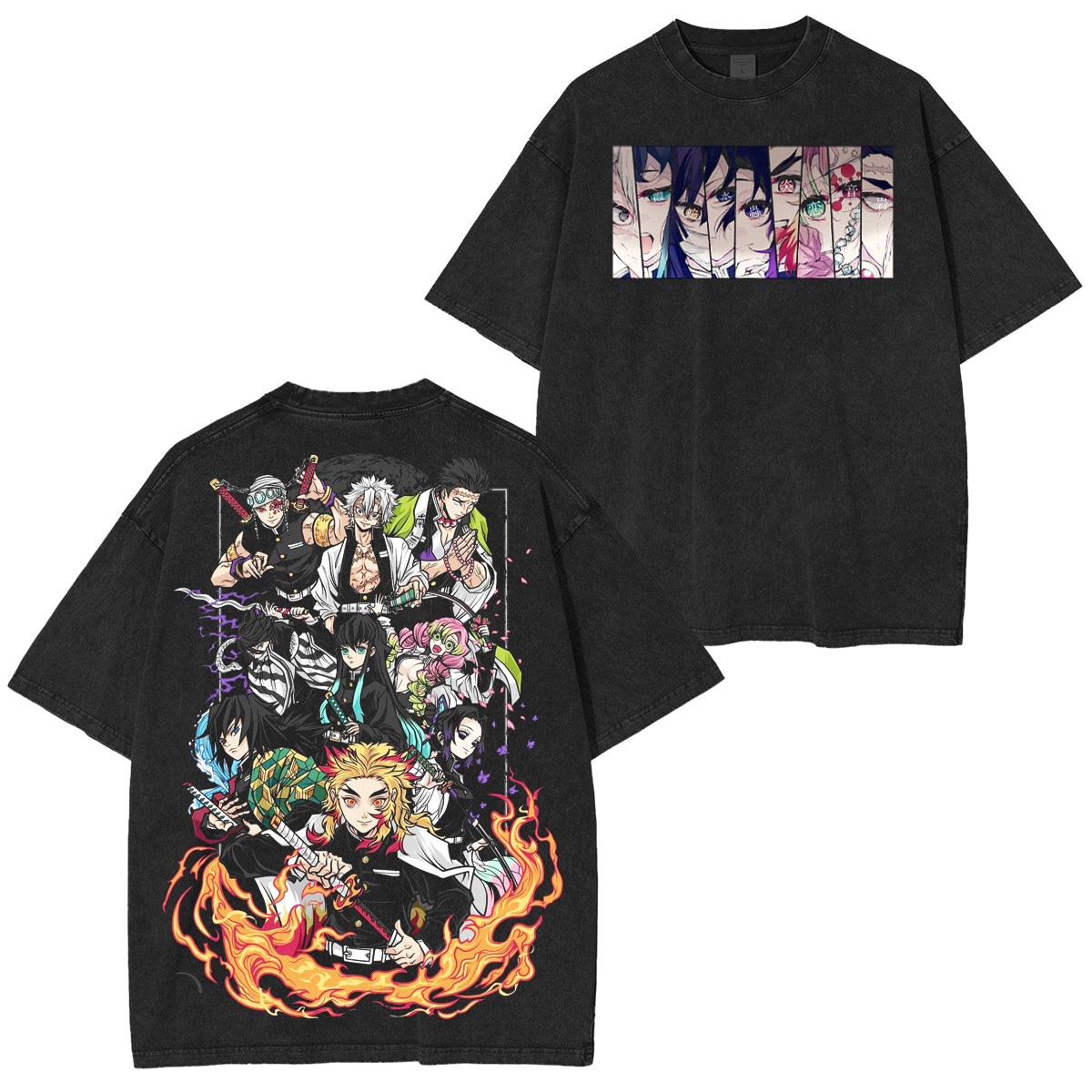 Hashira Demon Slayer Washed T-shirt/Crewneck/Hoodie