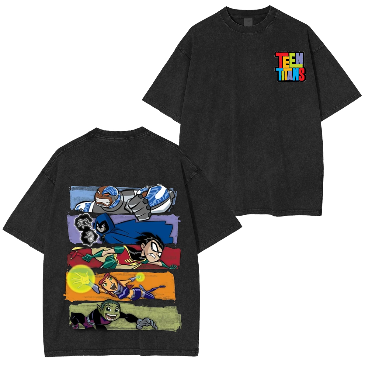 Teen Titans Unisex Washed T-shirt/Crewneck/Hoodie