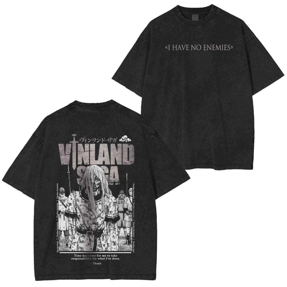 Vinland Saga Unisex Washed T-shirt/Crewneck/Hoodie