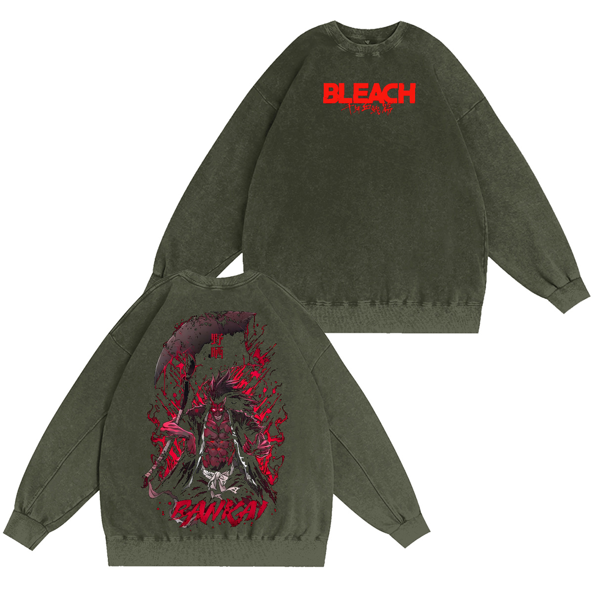 BLEACH Washed T-shirt/Crewneck/Hoodie