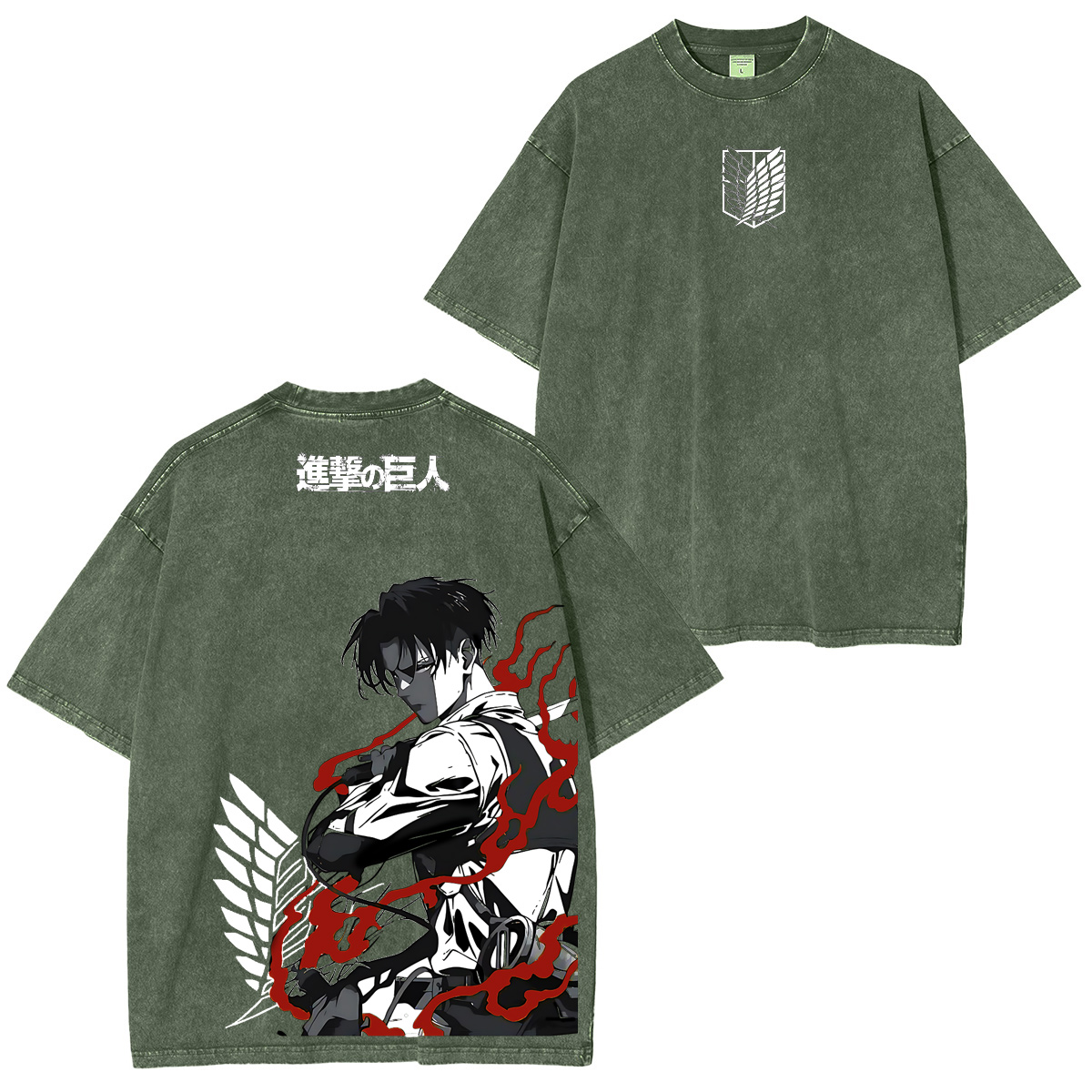 Attack on Titan Washed T-shirt/Crewneck/Hoodie