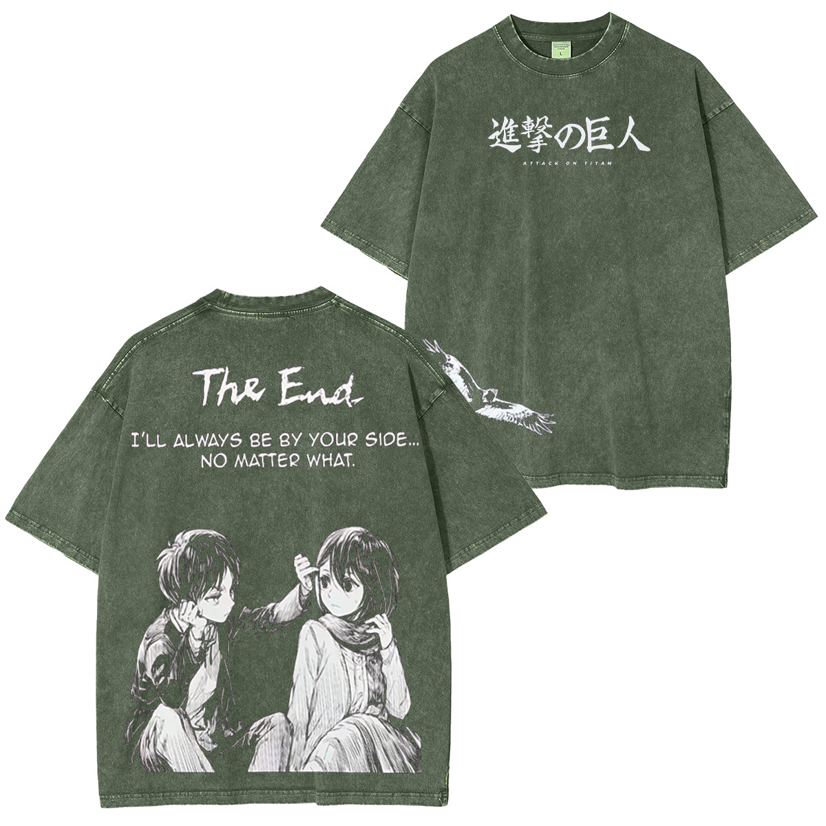 Attack on Titan Washed T-shirt/Crewneck/Hoodie