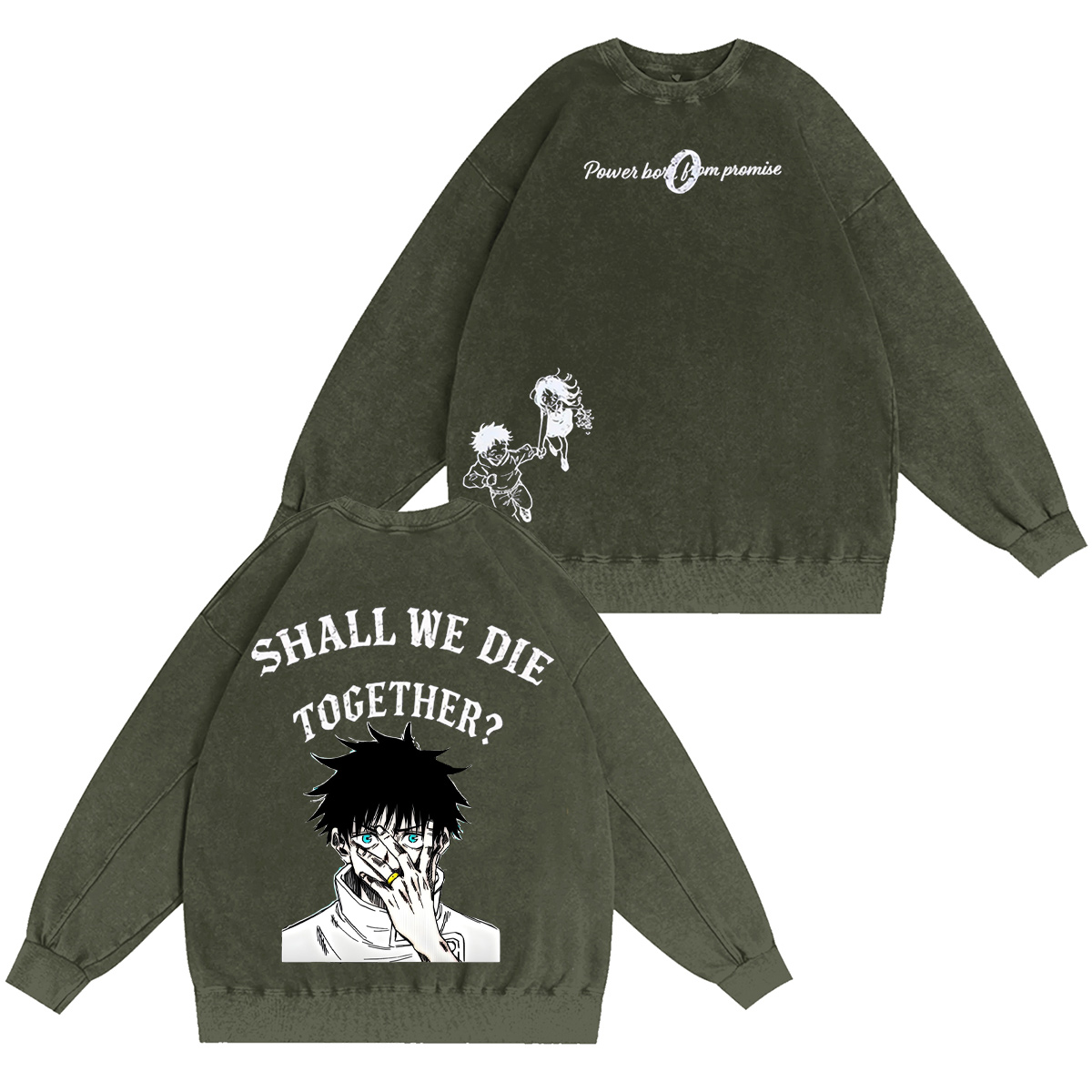 Jujutsu Kaisen Washed T-shirt/Crewneck/Hoodie