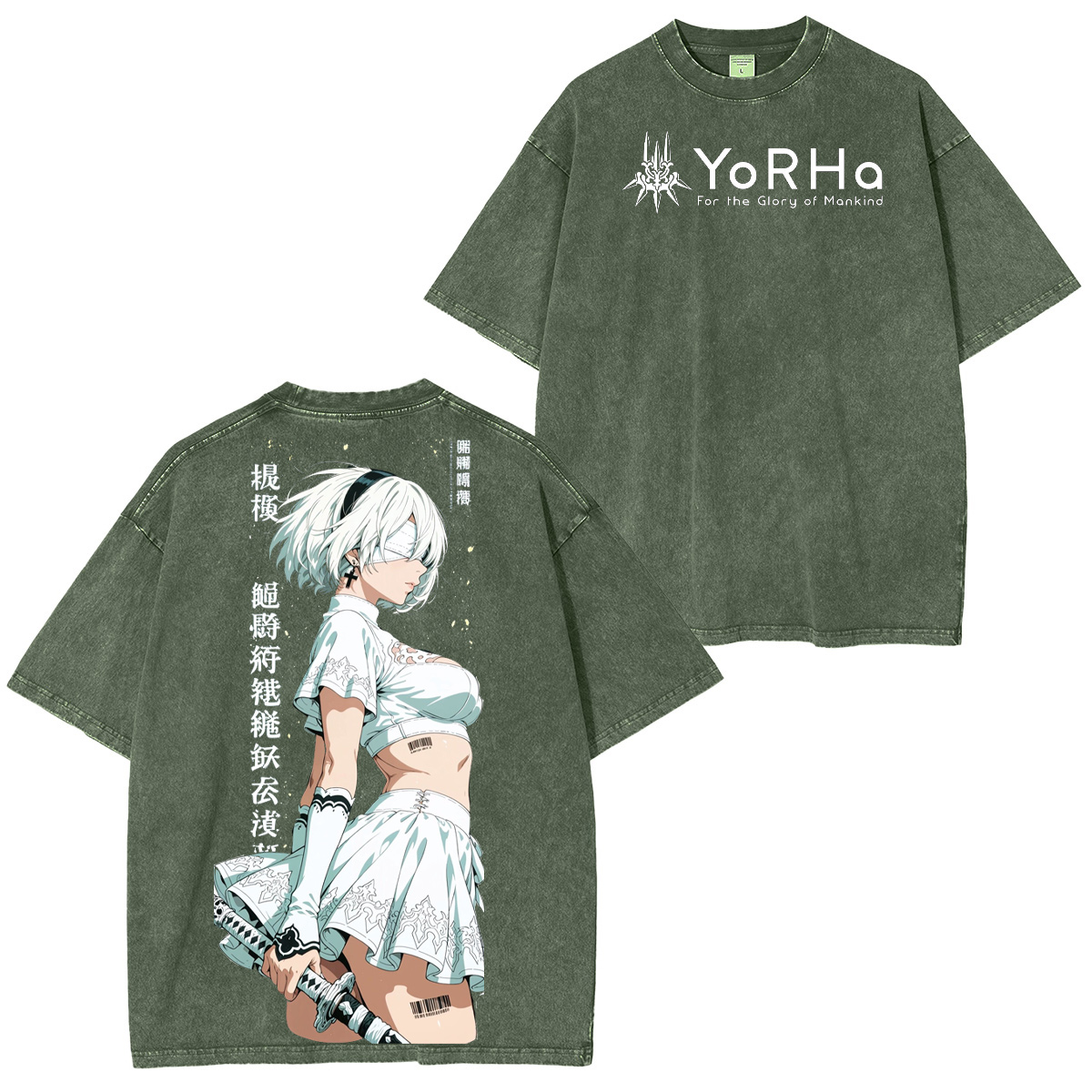 NieR: Automata Washed T-shirt/Crewneck/Hoodie