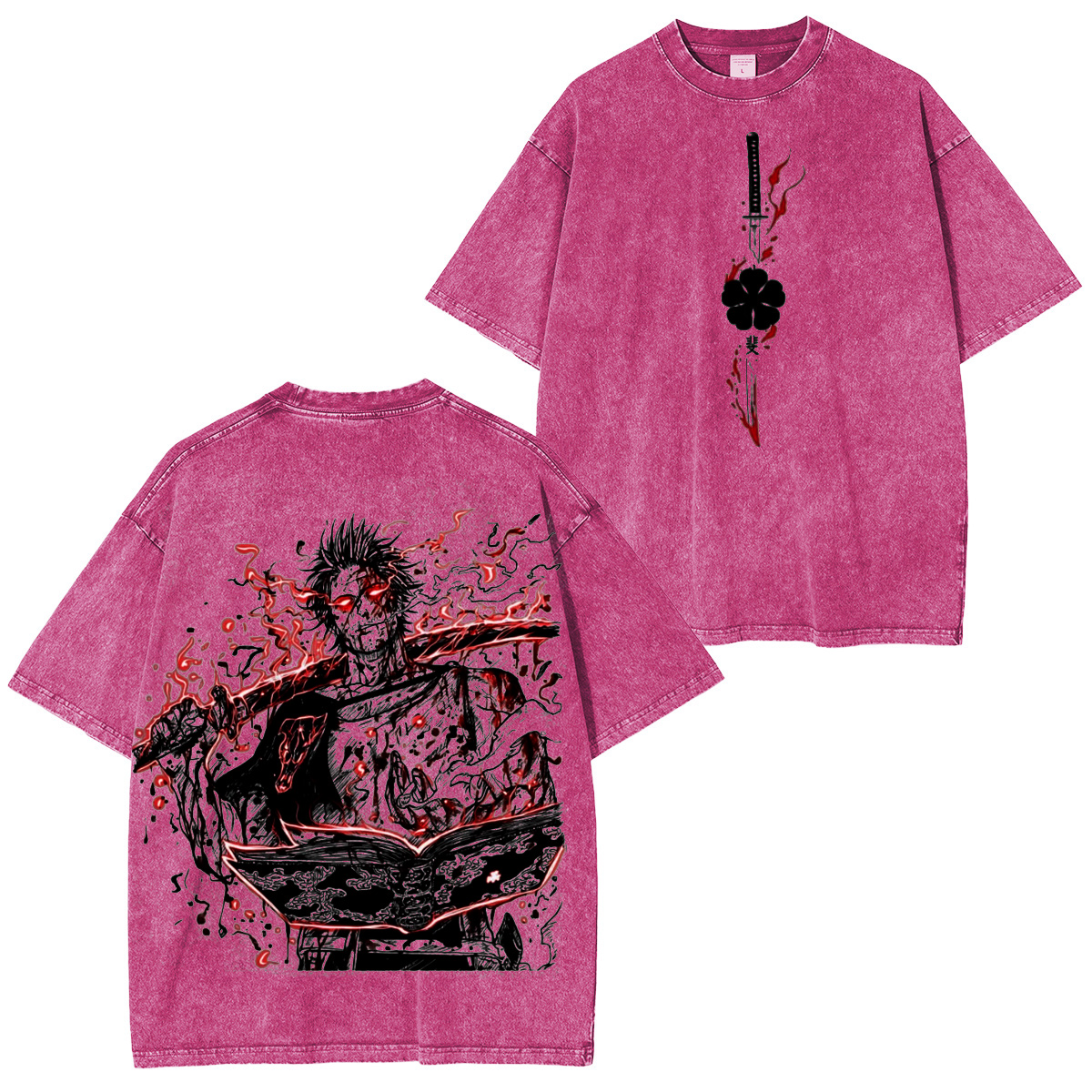 Black Clover Washed T-shirt/Crewneck/Hoodie