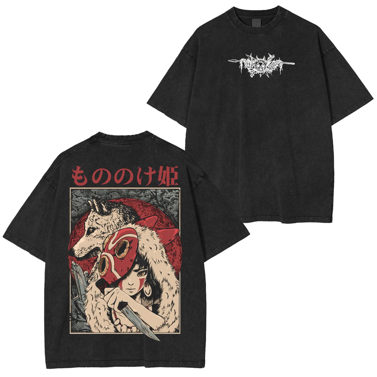 Princess Mononoke Washed T-shirt/Crewneck/Hoodie