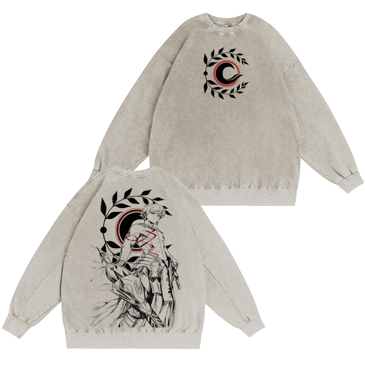 Asta Black Clover Washed T-shirt/Crewneck/Hoodie