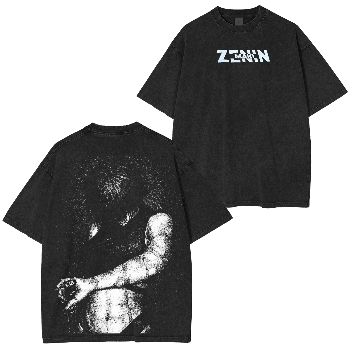 Maki Zenin Jujutsu Kaisen Anime Washed T-shirt/Crewneck/Hoodie