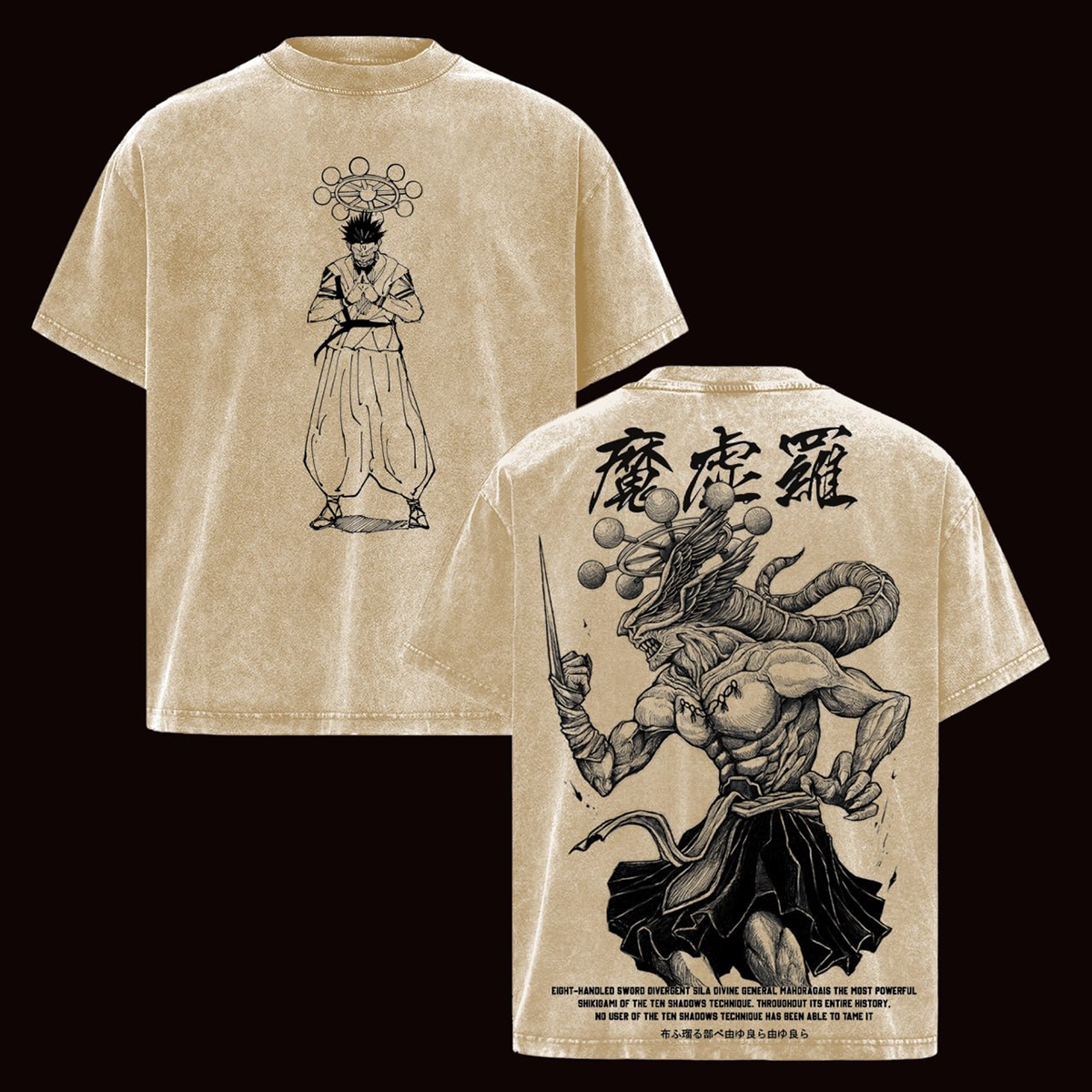Jujutsu Kaisen Vintage Washed T-shirt/Crewneck/Hoodie