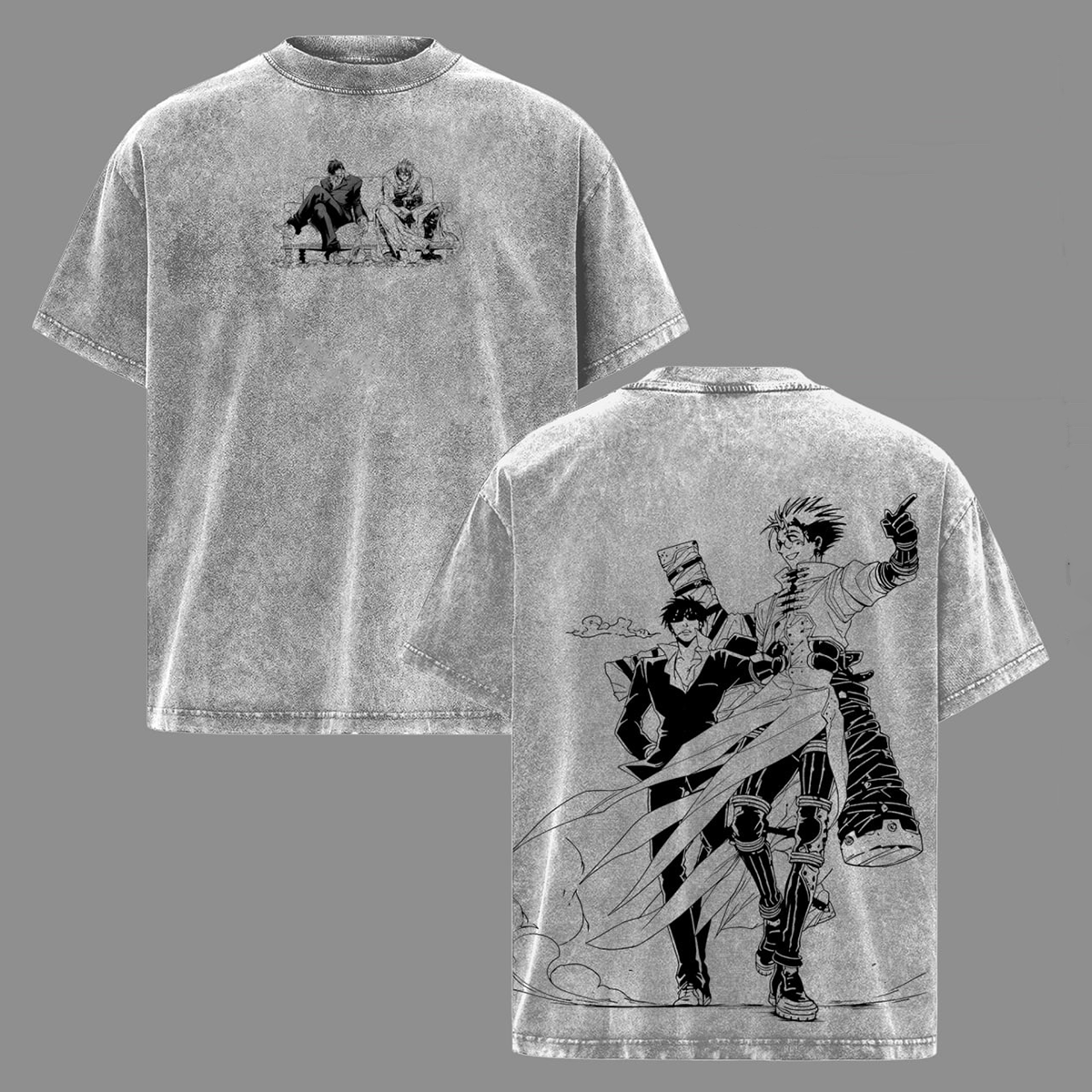 Trigun VASH The Stampede Vintage Washed T-shirt/Crewneck/Hoodie