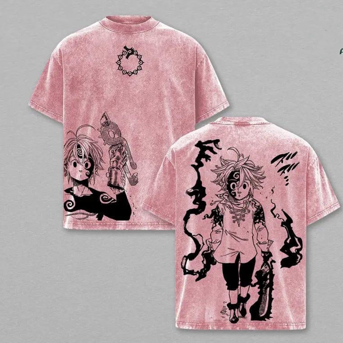 Nanatsu no Taizai Vintage Washed T-shirt/Crewneck