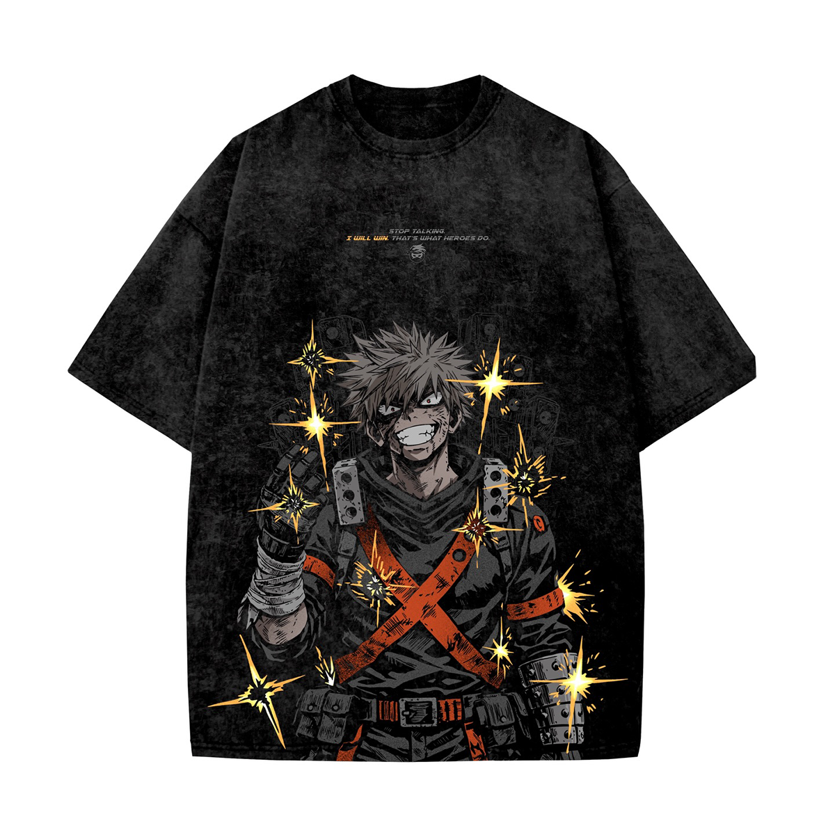 My Hero Academia Anime Washed T-shirt