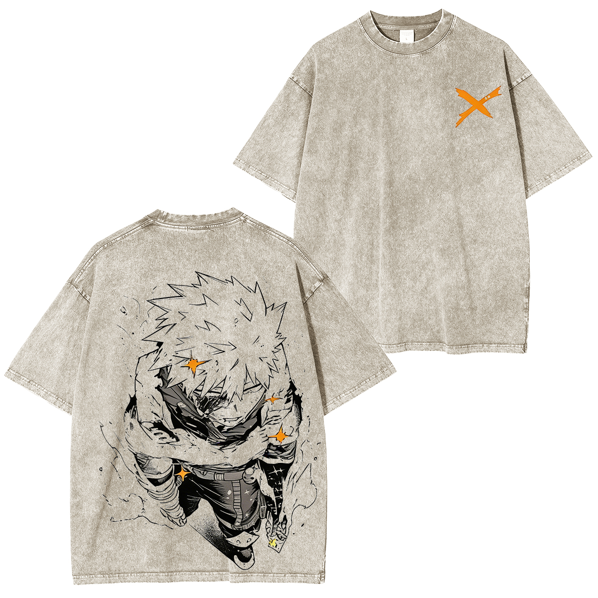 My Hero Academia Vintage washed T-shirt/Crewneck/Hoodie
