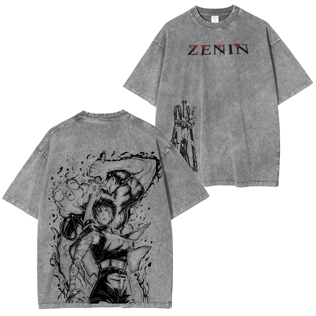 Jujutsu Kaisen Vintage washed T-shirt/Crewneck/Hoodie