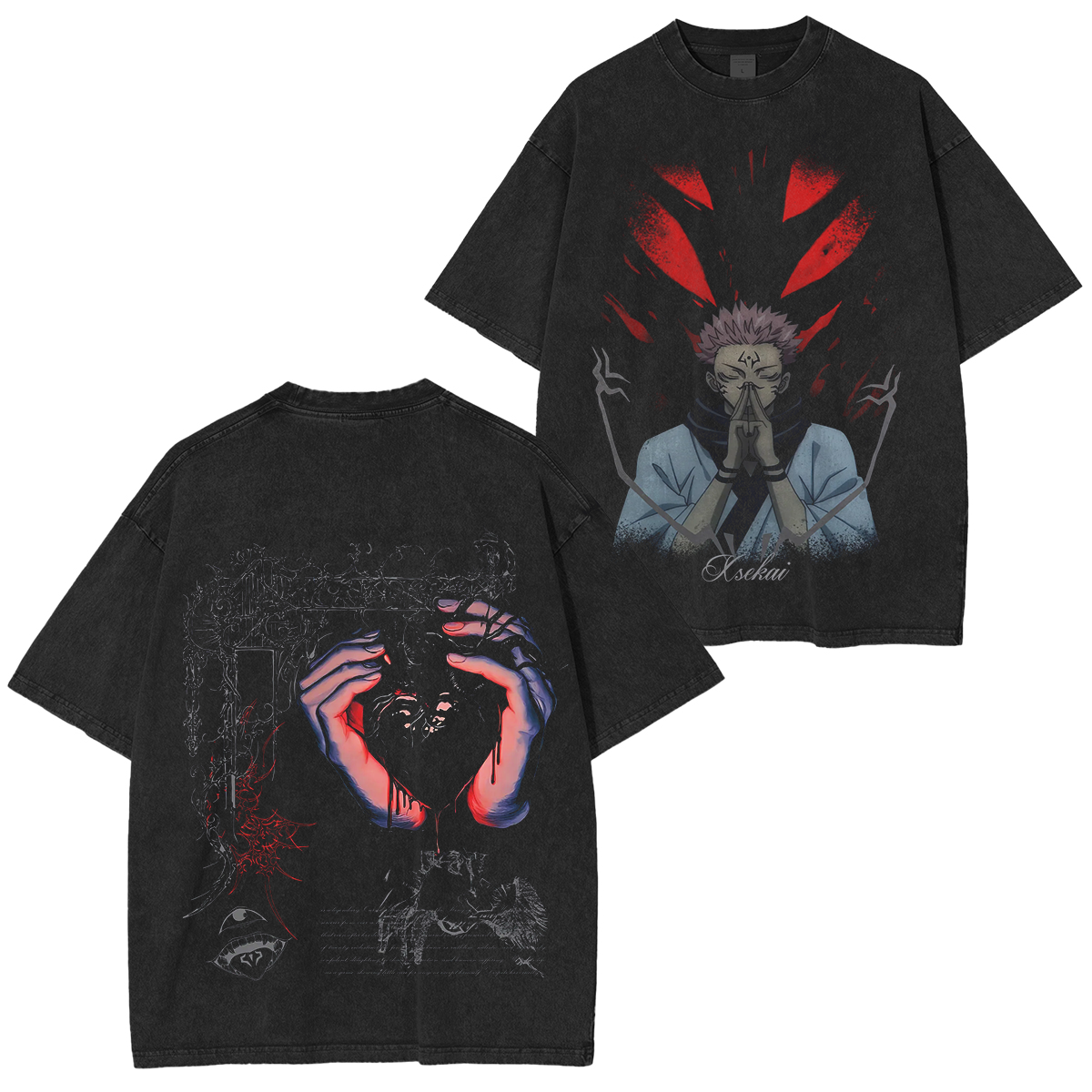 Jujutsu Kaisen Anime Washed T-shirt/Crewneck/Hoodie
