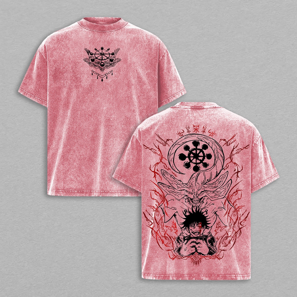 Megumi Fushiguro Jujutsu Kaisen washed T-shirt/Crewneck/Hoodie