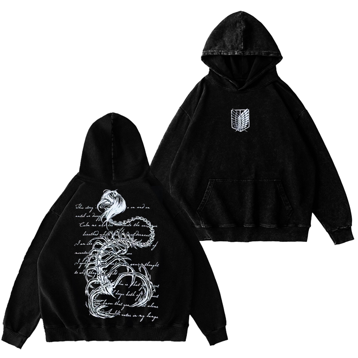 Eren Attack On Titan anime Washed T-shirt/Crewneck/Hoodie