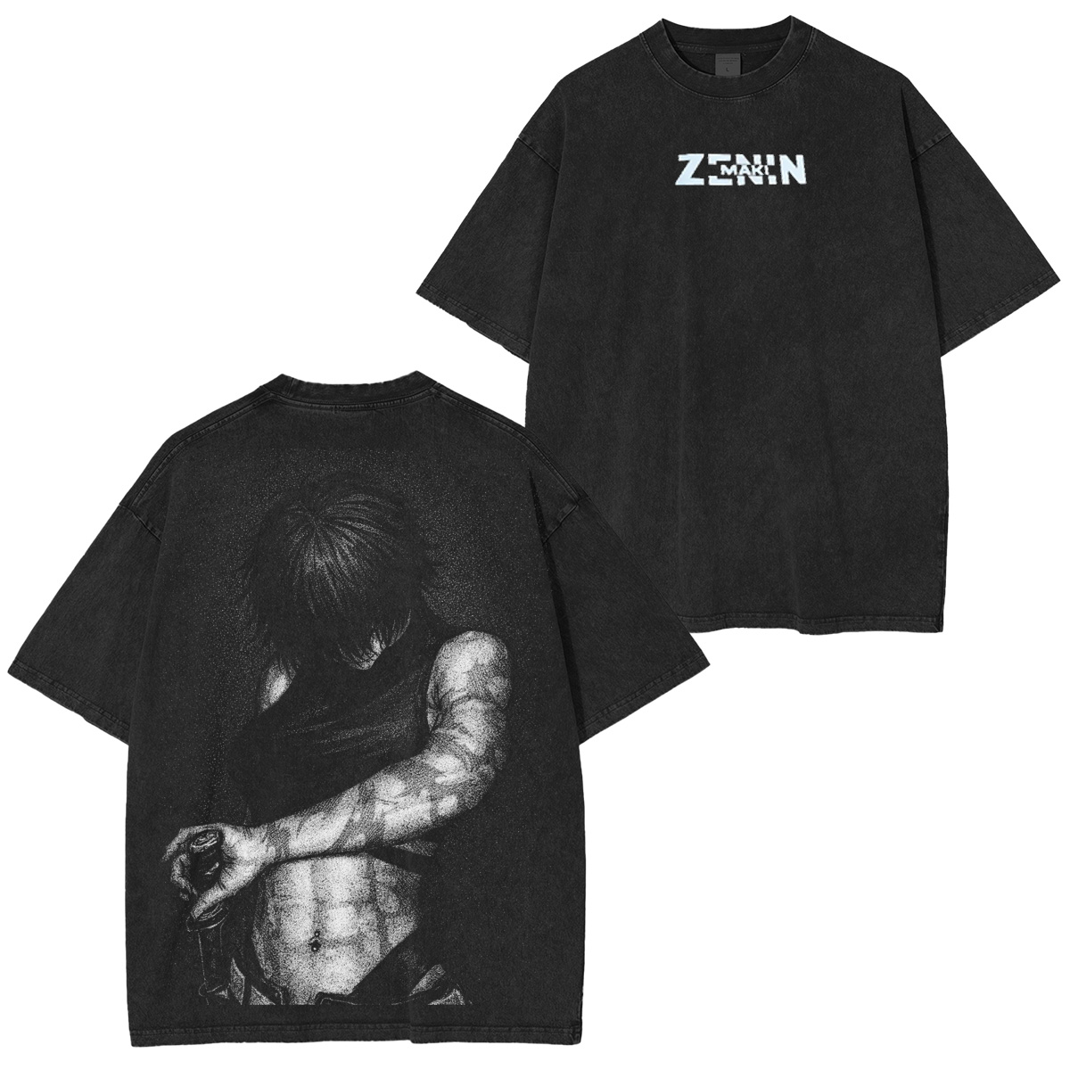 Maki Zenin Jujutsu Kaisen Washed T-shirt/Crewneck/Hoodie