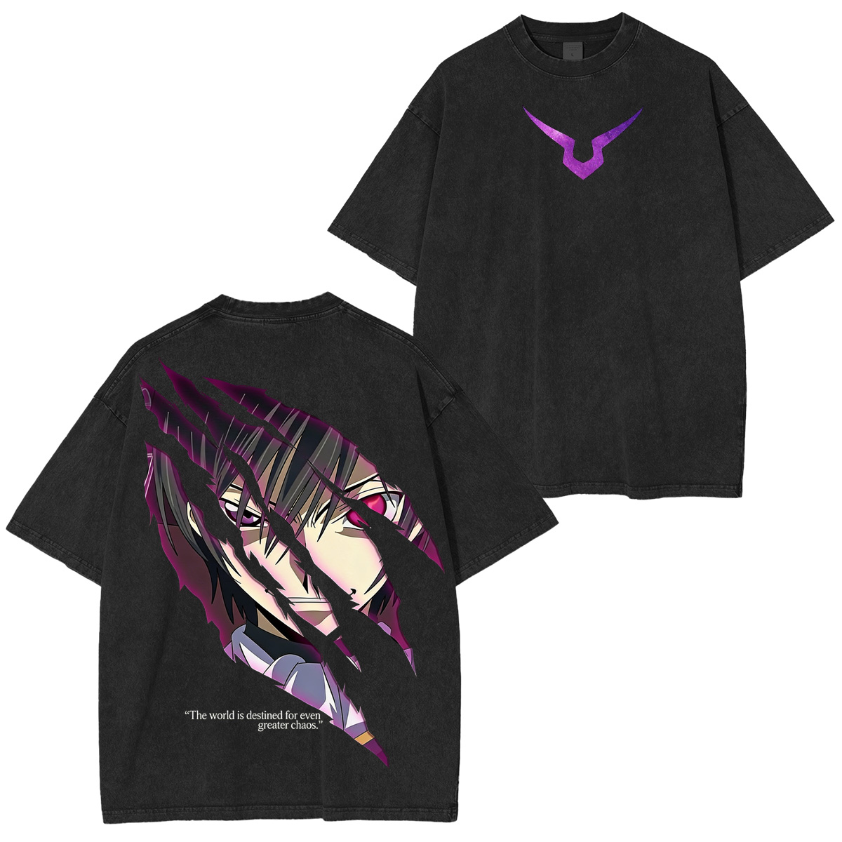 Code Geass: Lelouch of the Rebellion Washed T-shirt/Crewneck/Hoodie