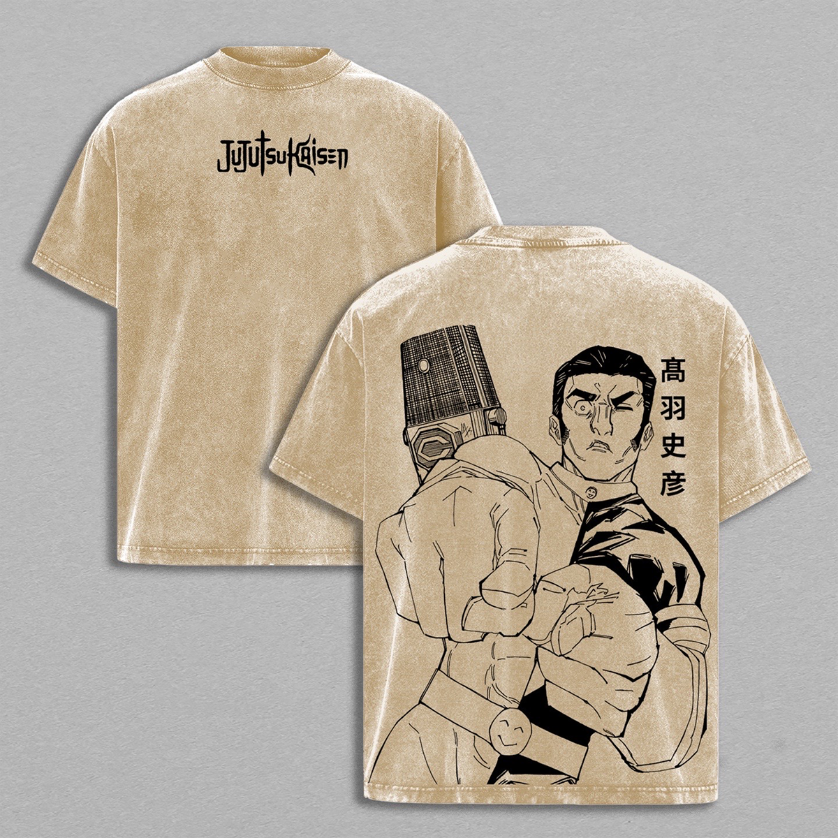 Jujutsu Kaisen Fumihiko Takaba Washed T-shirt/Crewneck/Hoodie