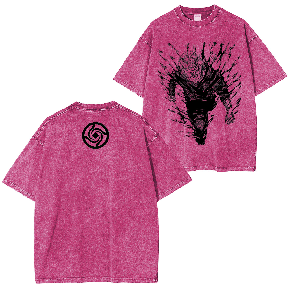 Yuji Itadori Jujutsu Kaisen Anime Washed T-shirt/Crewneck/Hoodie