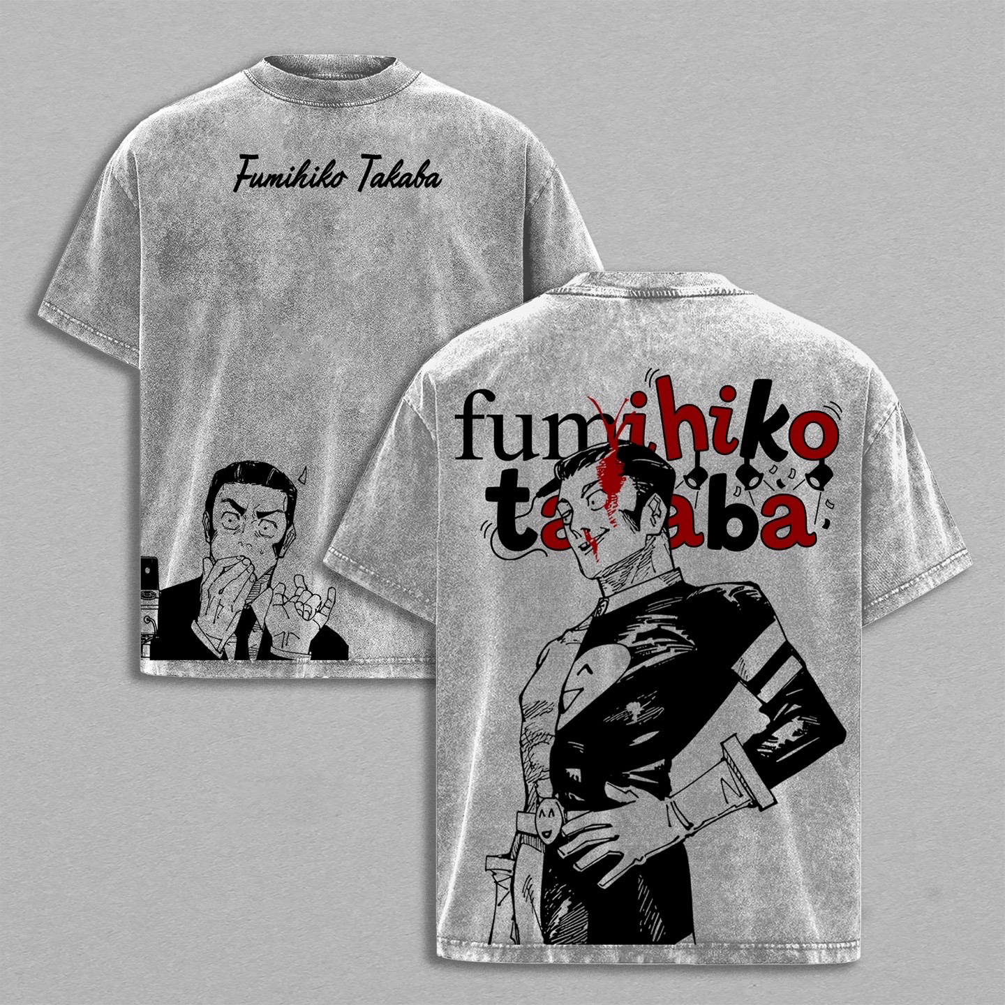 Fumihiko Takaba Jujutsu Kaisen Anime Washed T-shirt/Crewneck/Hoodie