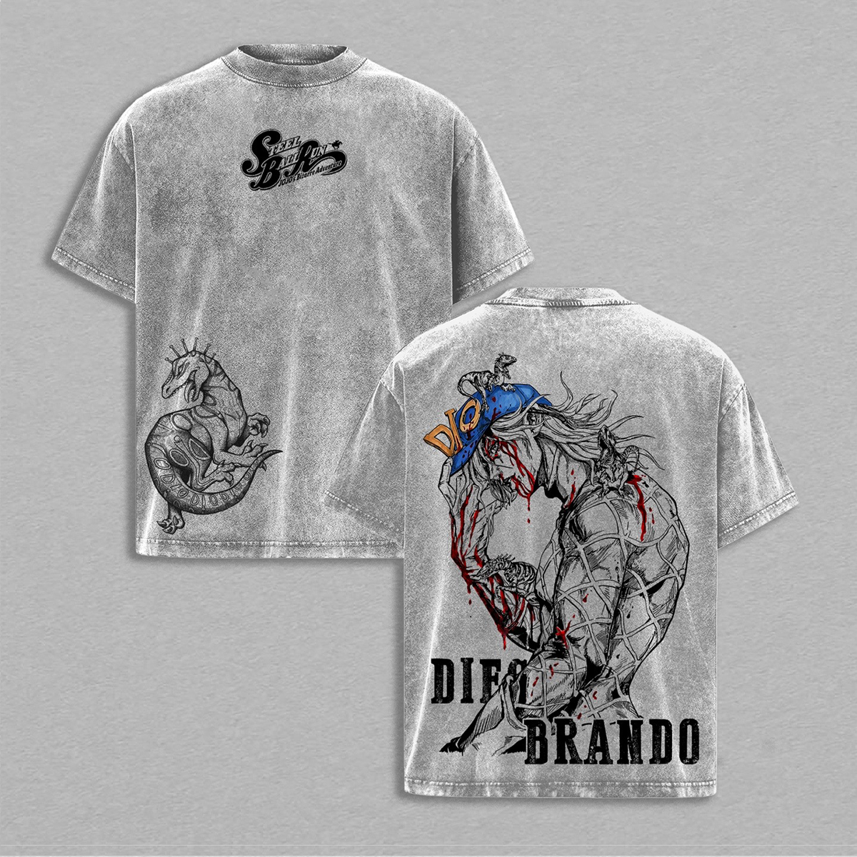 Unleash primal power with this Diego Brando vintage Washed T-shirt/Crewneck/Hoodie