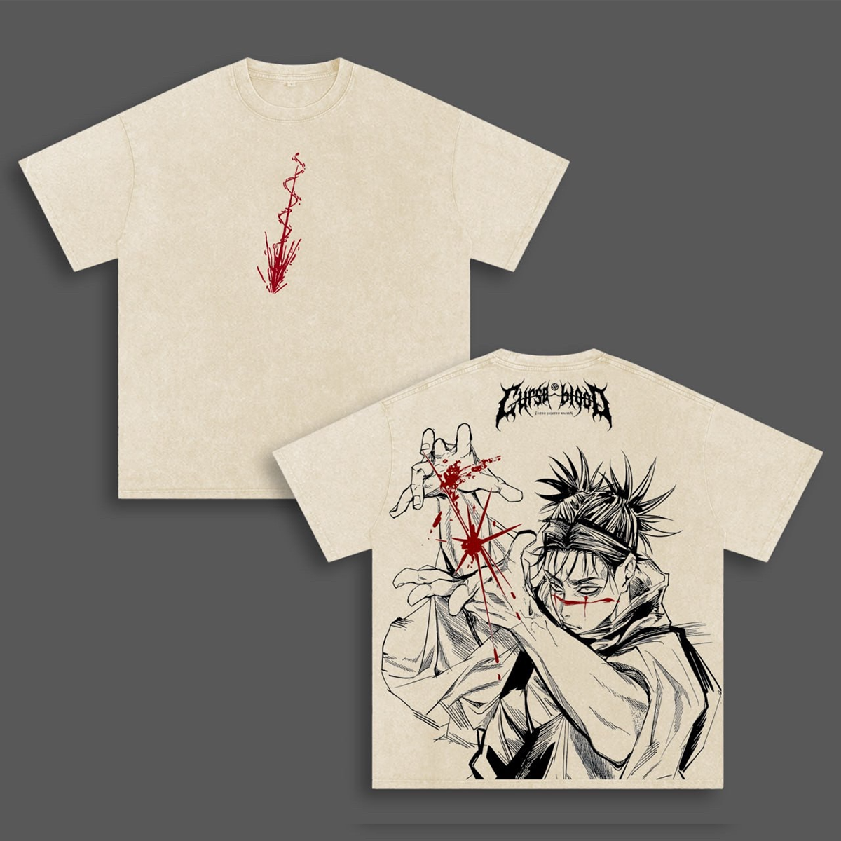 Jujutsu Kaisen Washed T-shirt/Crewneck/Hoodie
